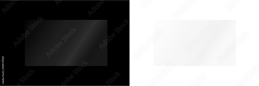 Transparent Television Screen with Soft Light Reflection
