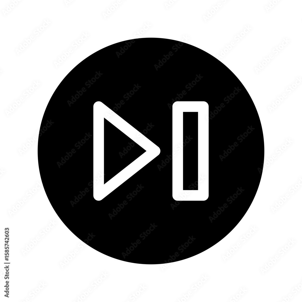 Next Icon Vector Symbol Design Illustration Next Icon Vector Symbol Design Illustration