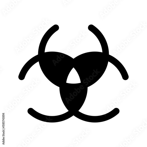 Odin Horns Icon Vector Symbol Design Illustration