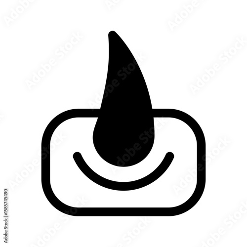 Hair Icon Vector Symbol Design Illustration