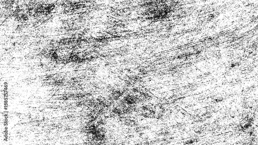 Fototapeta premium Abstract grunge black and white distressed texture background