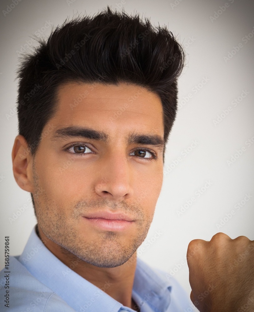 Obraz premium Casual businessman smiling