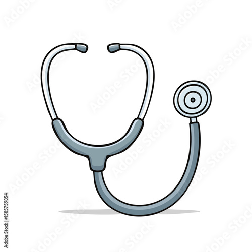 Stethoscope a versatile medical tool for doctors, nurses, and healthcare professionals. Ideal for medical and healthcare related designs.