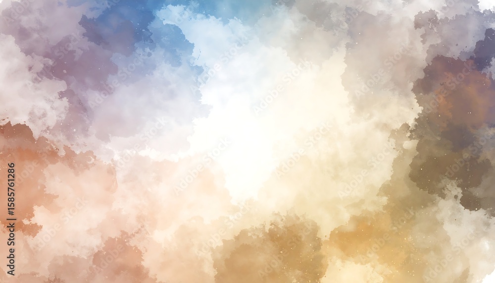 Obraz premium Abstract colorful cloudscape