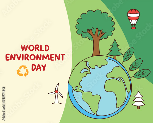 World Environment Day Poster | Eco Awareness Campaign