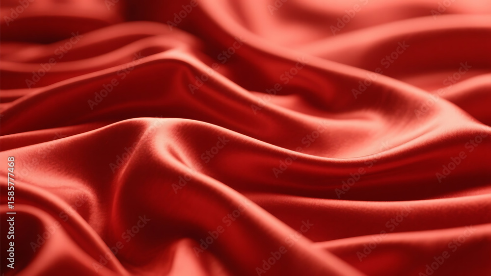 Obraz premium red satin background