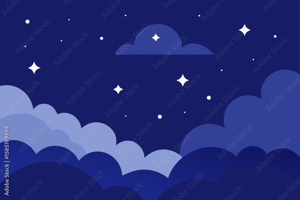 Fototapeta premium night sky with stars