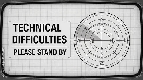 Vintage radar technical difficulties
