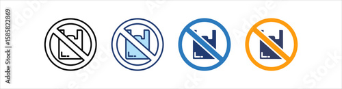 No Plastic Icon Set Multiple Style Collection