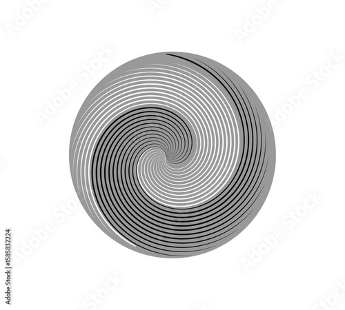 golden ration fibonacci pattern for logo icon background web graphic tattoo. vector illustration.	