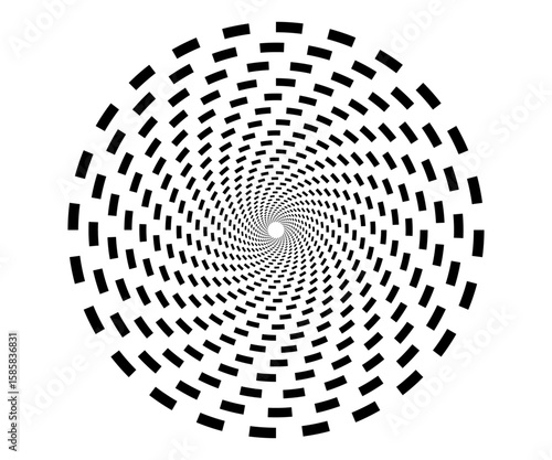 golden ration fibonacci pattern for logo icon background web graphic tattoo. vector illustration
