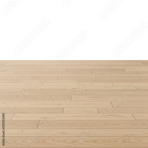 An empty room featuring a clean wooden floor 