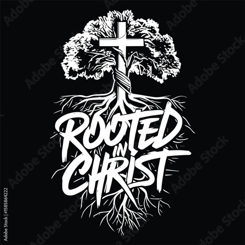 Rooted in Christ Tree Cross