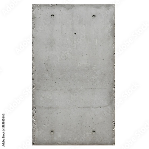 A Close-up of a concrete panel with a textured surface and small holes