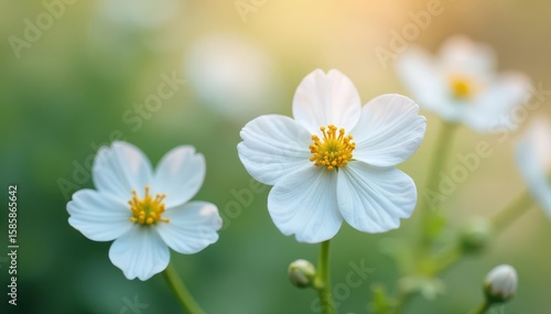 Delicate white gypsophila blooms, close-up view , petal, summer, photography