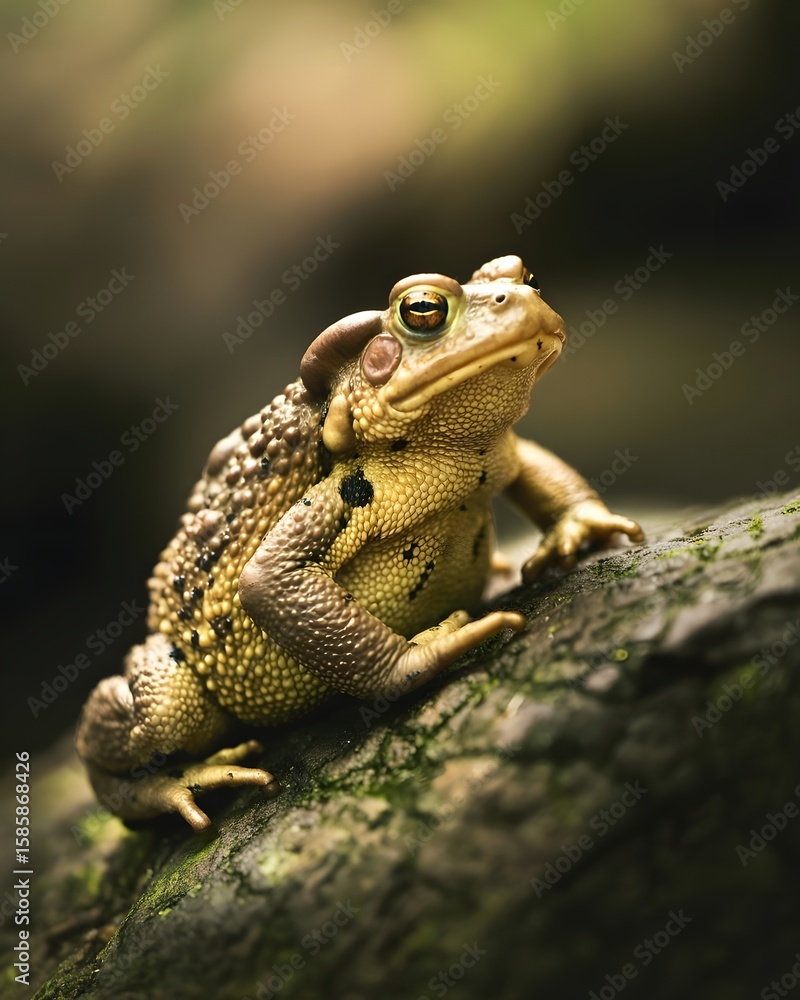 Fototapeta premium Frog on a rock