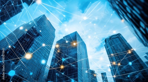Modern city network structure