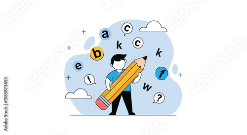 Creative writing skills development and learning language fundamentals through artistic expression and idea generation