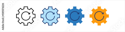 Recovery Icon Set Multiple Style Collection