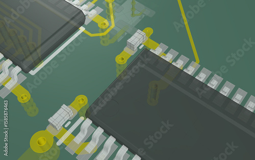 Naklejka Chip decoupling capacitor