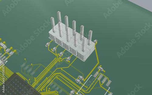 Naklejka JTAG Anschluß 3D