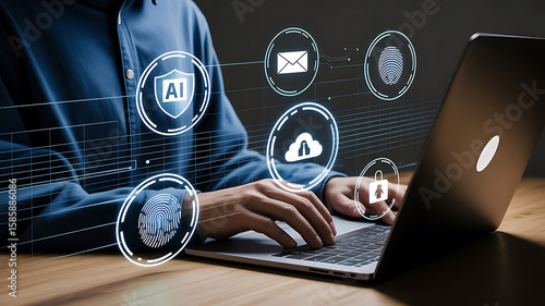 Securing Digital Frontiers with AI Innovation and Advanced Cybersecurity Solutions on a Modern Laptop