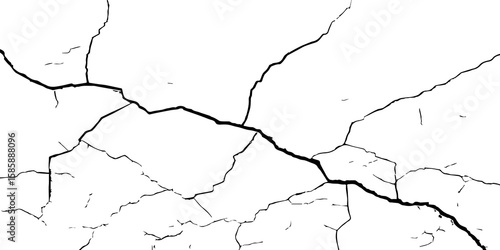 Cracked Earth, Telling a Story of How Nature’s Wrath Has Sculpted a Withered and Worn Terrain Over Centuries-Where Time and Erosion Meet: The Raw and Grunge-Textured Landscape of Dry
