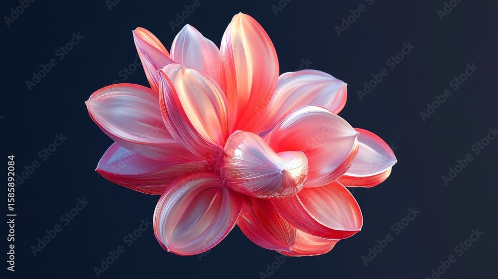 Fototapeta premium balloon shaped flower