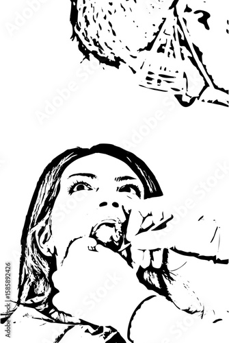 Dentist working with patient