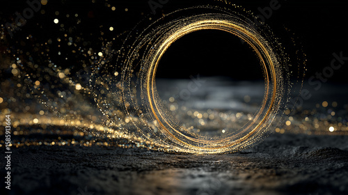 close up of a golden coin