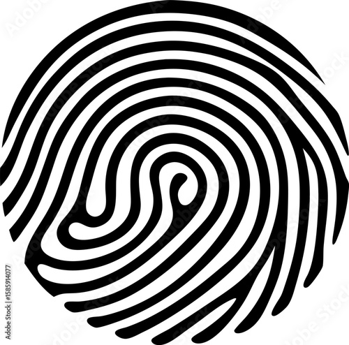 Human Fingerprint Wood Grain Pattern