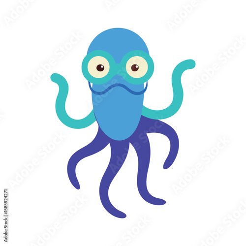 octopus cartoon character