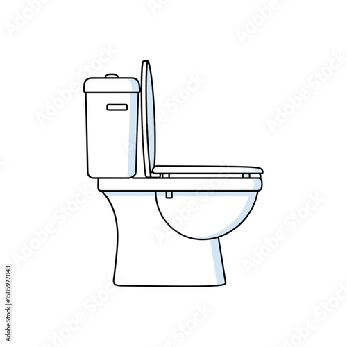 Modern ceramic toilet design for residential bathrooms