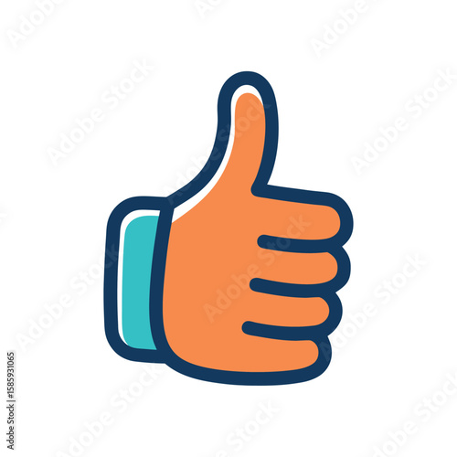 thumb up and down