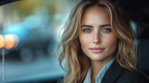 Wallpaper Mural Attractive woman portrait Torontodigital.ca