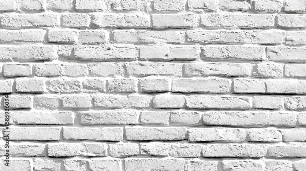 White Painted Brick Wall Texture Background with Natural Lighting for Interior Design and Architectural Projects White Painted Brick Wall Texture Background with Natural Lighting for Interior Design and Architectural Projects