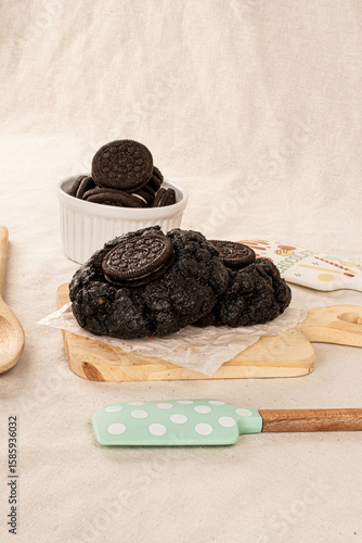 dark chocolate cookies