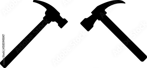 Hammer tool vector, Hammer tool art, Hammer vector art design, Vector of modern Hammer art, Hammer isolated