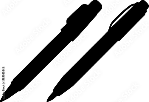 Pen vector, Pen art, Pen vector art design, Vector of modern Pen art, Pen isolated