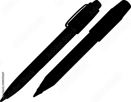 Pen vector, Pen art, Pen vector art design, Vector of modern Pen art, Pen isolated