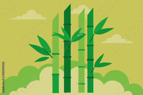 bamboo vector illustration