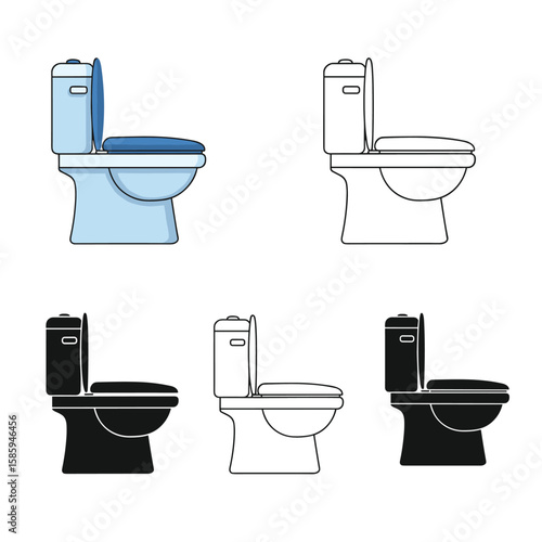Modern toilet design for contemporary bathroom spaces