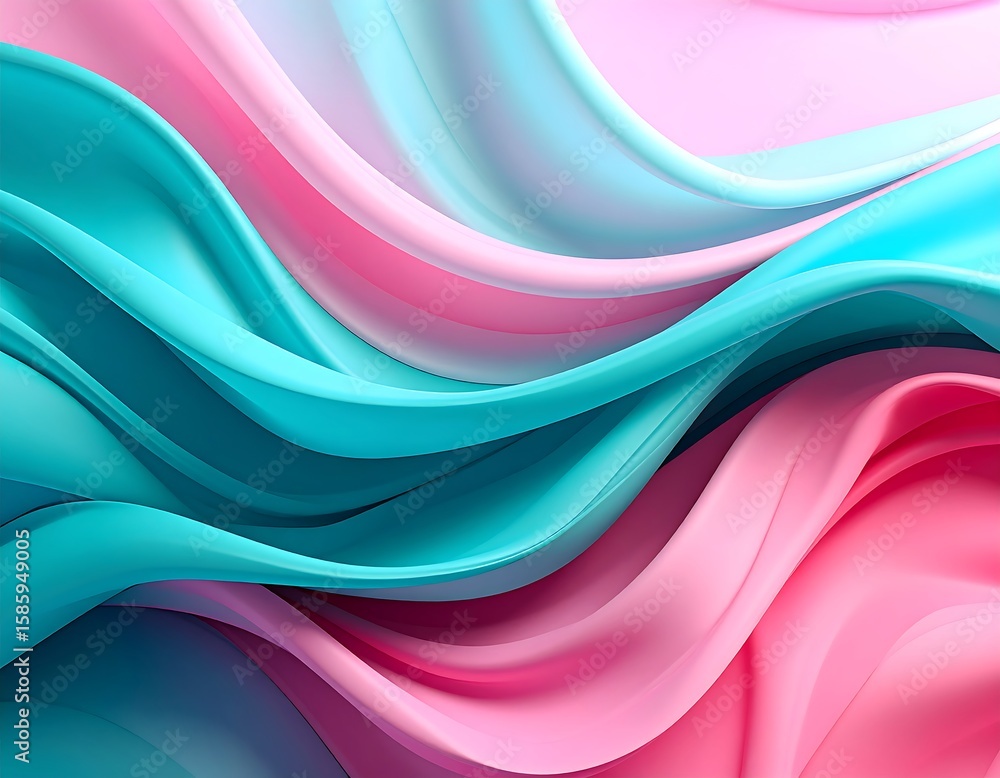 Fototapeta premium Abstract wavy fabric design (1)