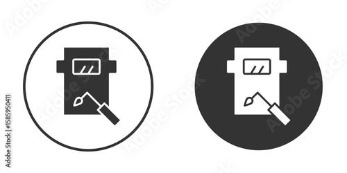 Konstfotografi Welding icon flat pictogram for web