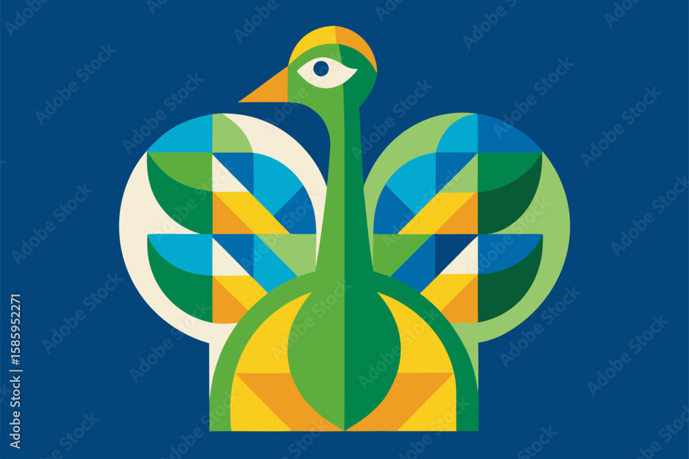 Fototapeta premium vector illustration of a bird