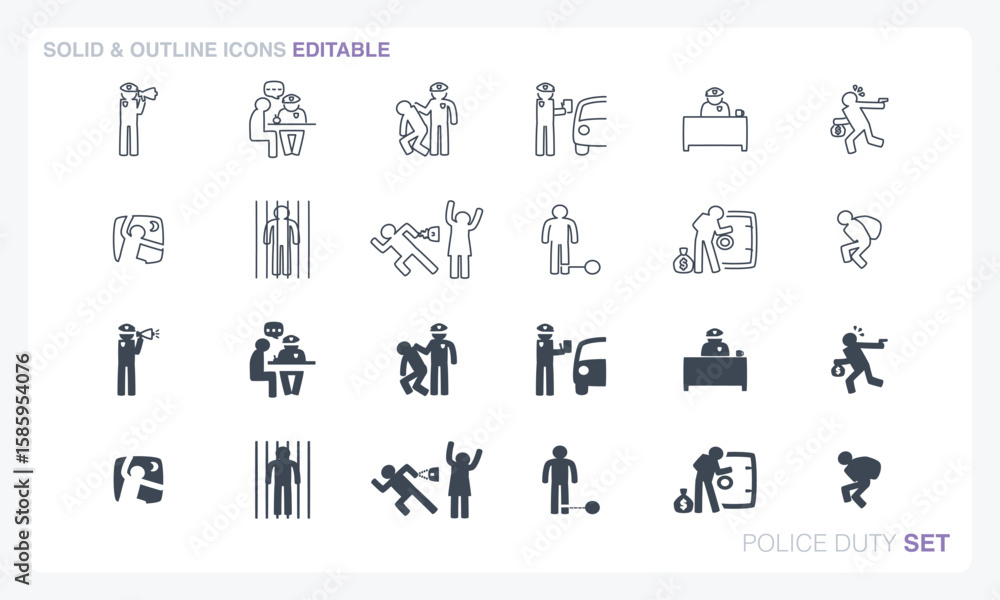 Fototapeta premium Police Duty