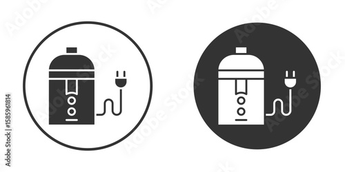 Photos Garbage disposal icon flat pictogram for web