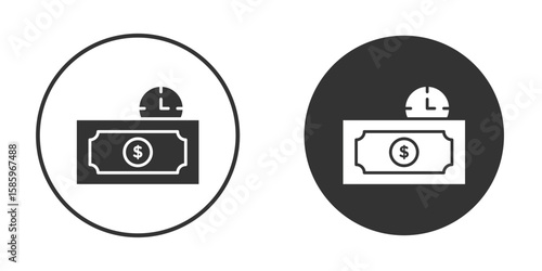 Foto Annuity icon flat pictogram for web