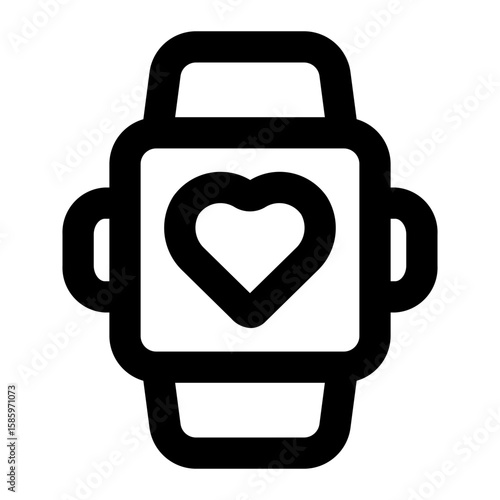 fitness tracker icon for illustration
