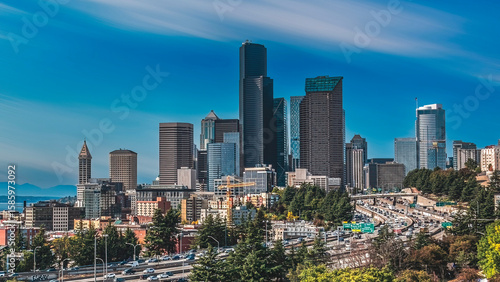 Skyline of Seattle (WA) USA